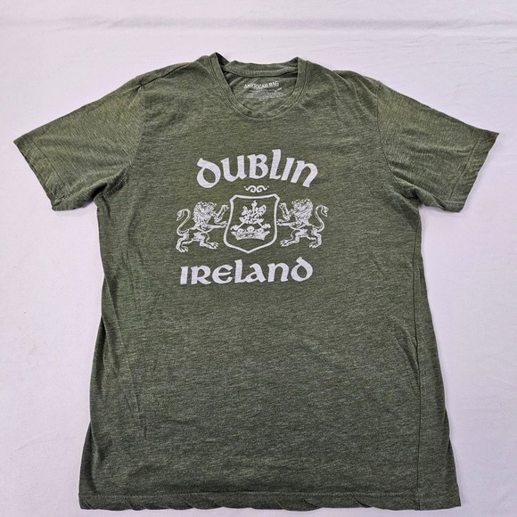 American Rag Cie Other - Dublin Ireland American Rag Green Short Sleeve Cotton T-Shirt Men's M